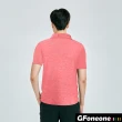 【GFoneone】冰絲無痕短袖男紳士口袋POLO衫3-粉紅麻(男商務POLO衫)