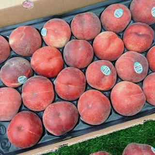 【WANG 蔬果】美國加州水蜜桃大顆21-22顆x1箱(約4.5kg/箱_原裝箱/空運直送)