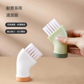 【PS Mall】多功能清潔刷 寶特瓶 礦泉水瓶乾濕兩用清潔刷子 家用角落縫隙刷頭(J381)
