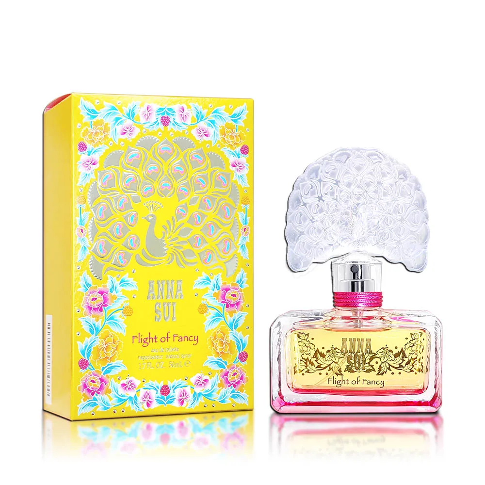 【ANNA SUI 安娜蘇】Flight of Fancy 逐夢翎雀女性淡香水 50ml(專櫃公司貨)