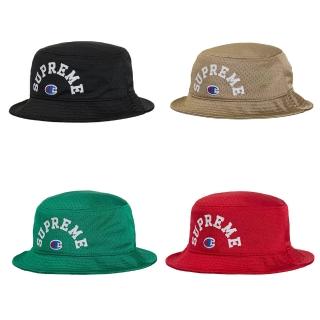 【SUPREME】Supereme 24SS x Champion Mesh Crusher 卡其/紅/綠/黑 漁夫帽(漁夫帽)