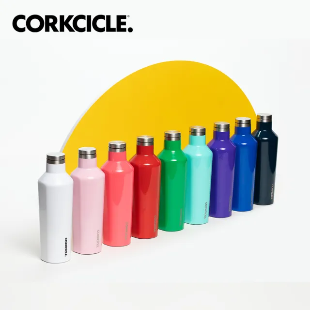 【CORKCICLE 酷仕客】三層真空環保隨行杯瓶/保溫杯/寬口杯/易口瓶-烈焰紅(任選2入組)(保溫瓶)