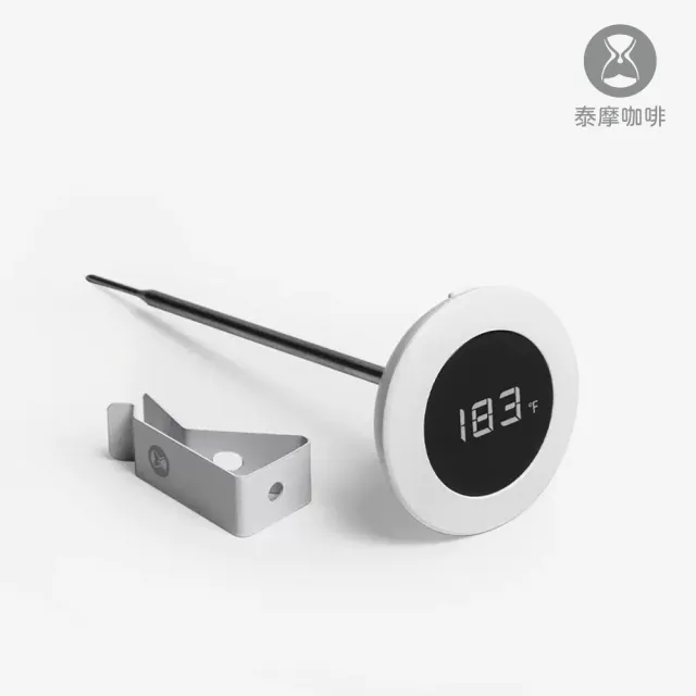 【TIMEMORE 泰摩】泰摩咖啡 小T數位溫度計-白色(咖啡溫度計 數位溫度計)