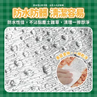雙面防潮鋁箔墊(防潮鋁箔墊 防潮地墊 鋁箔地墊 露營地墊)