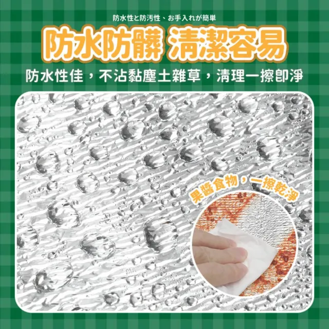 雙面防潮鋁箔墊(防潮鋁箔墊 防潮地墊 鋁箔地墊 露營地墊)