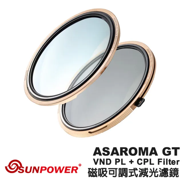 【SUNPOWER】VND PL + CPL Filter 磁吸可調式減光濾鏡