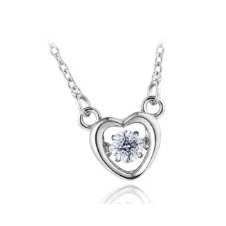 【Crossfor New York】日本原裝純銀懸浮閃動項鍊-Coco優雅之夜(提袋禮盒生日周年禮物情人節送禮)