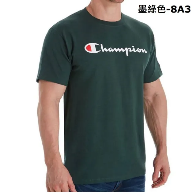 【Champion】美國冠軍 純棉 5.2盎司薄款 LOGO 短袖T恤 上衣 CLASSIC GRAPHIC TEE SCRIPT(請留意尺碼數據)