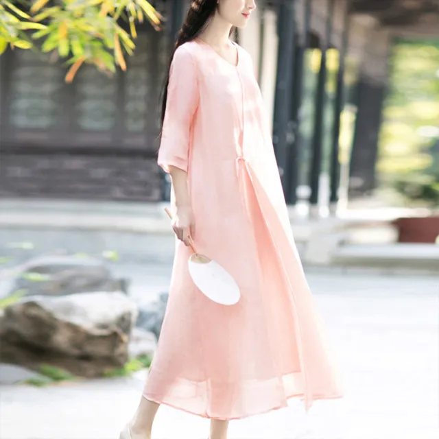 【Pure 衣櫃】日系時尚顯瘦連身裙洋裝(KDDY-6637-3317-7080-8291-0632)