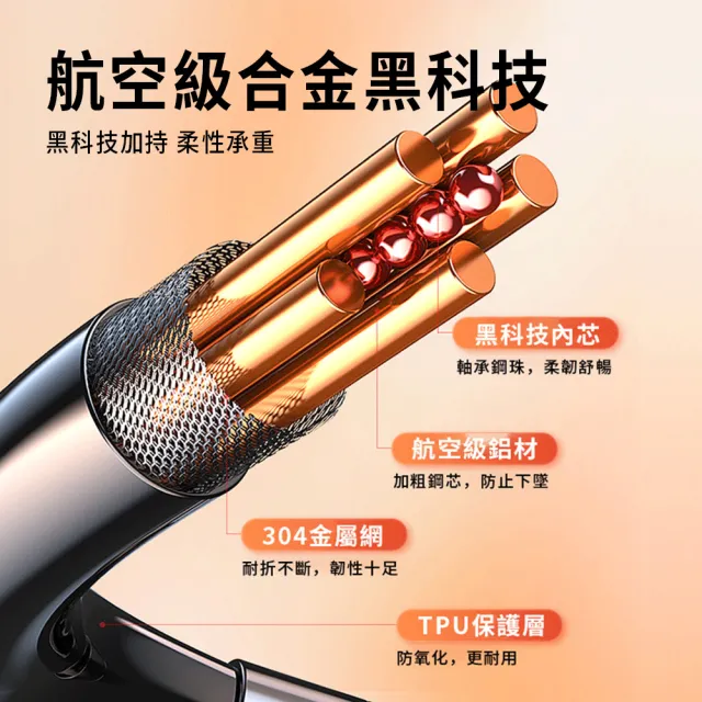 【QLZHS】鋁合金萬向懸臂式平板支架 夾式床頭懶人手機支架 直播支架(強力承重 不下墜 自由升降調節)