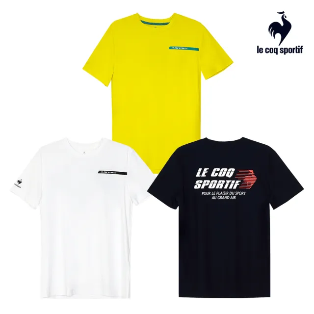 【LE COQ SPORTIF 公雞】運動TRAINING短袖T恤 男款-3色-LKT21605