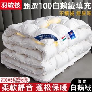 冬季加厚保暖羽絨被 柔軟靜音 蓬鬆透氣(羽絨被 鵝絨被 棉被 春秋被 冬被 被芯)