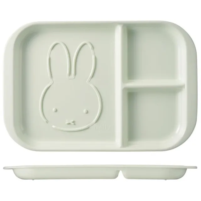 【小禮堂】SKATER  塑膠三格午餐盤 MPLS1 - 大臉款 小熊維尼 米飛兔 大耳狗(平輸品)