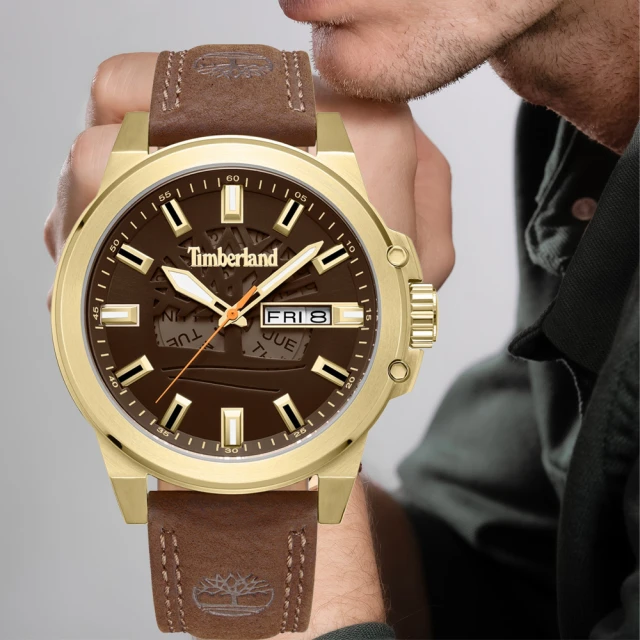 Timberland 天柏嵐 經典大樹潮流腕錶-46mm(TDWGB0040803)