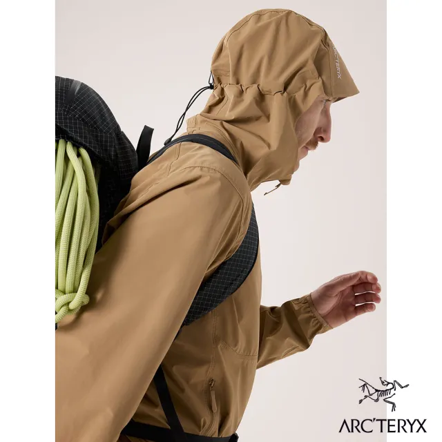 【Arcteryx 始祖鳥官方直營】男 Gamma 輕量軟殼外套(帆布棕)