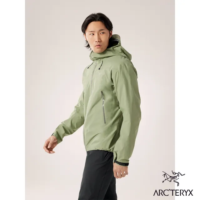 【Arcteryx 始祖鳥官方直營】男 Beta 輕量防水外套(卡洛斯綠)