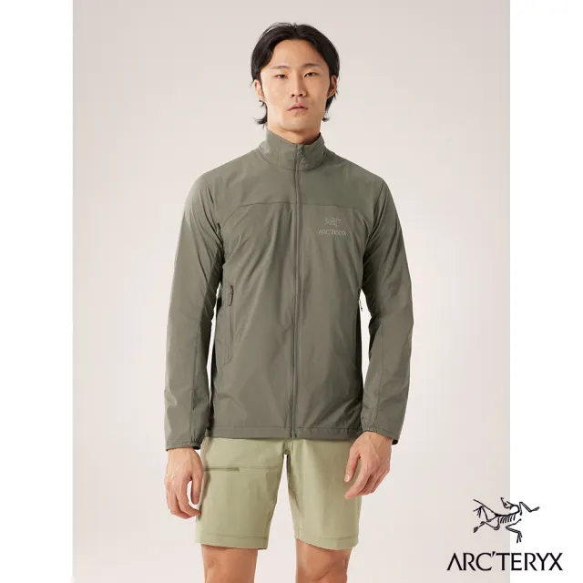 【Arcteryx 始祖鳥官方直營】男 Squamish 風衣外套(糧草綠)