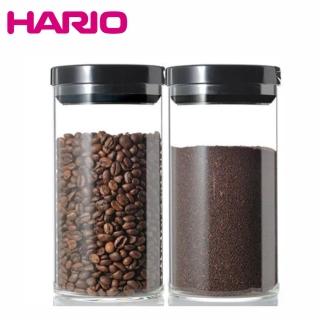 【HARIO】聰明瓶蓋 耐熱玻璃密封罐 1000ml*2入