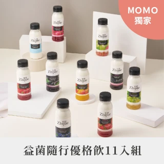 【知覺優格】水果優格飲240ml*11入組(濃郁奶香/每一口都喝的到果粒)