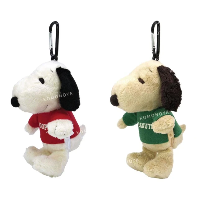 小禮堂小禮堂 Snoopy 史努比 絨布玩偶環保購物袋 - 穿衣款(平輸品)