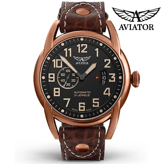 AVIATOR 飛行員 BRISTOL SCOUT 機械腕錶(V31881624)