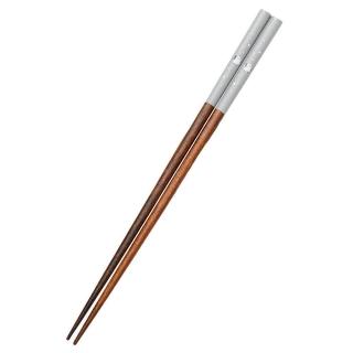 【NITORI 宜得利家居】可機洗防滑木筷 長尾山雀 筷子 BIRD GY 22.5CM(可機洗 防滑 筷 長尾山雀)