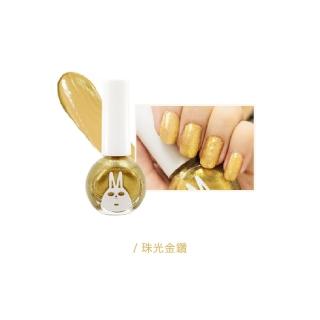 【Recipe Box】韓國 recipebox 可撕式水性兒童指甲油-珠光金鑽(兒童水性指甲油 可撕式指甲油 韓兔指甲油)