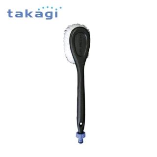 【CERAX 洗樂適】日本Takagi 單鍵式洗車刷 可連接水管清潔洗車超方便(G272)