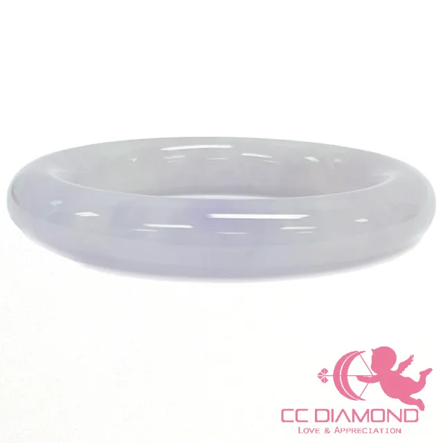 【CC Diamond】冰紫圓骨手鐲(內徑：56mm 17.8號)