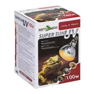 【REPTI ZOO】全光譜太陽燈 爬蟲加熱燈UVA UVB 100W取暖燈POWERSUN燈泡(REPTIZOO/適用陸龜.爬蟲類)