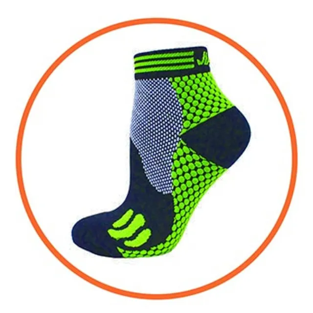 【JIANI SPORT】JS15重壓型超馬慢跑短襪/MST檢驗款(登山/慢跑/超馬/自行車/三鐵/球類運動)