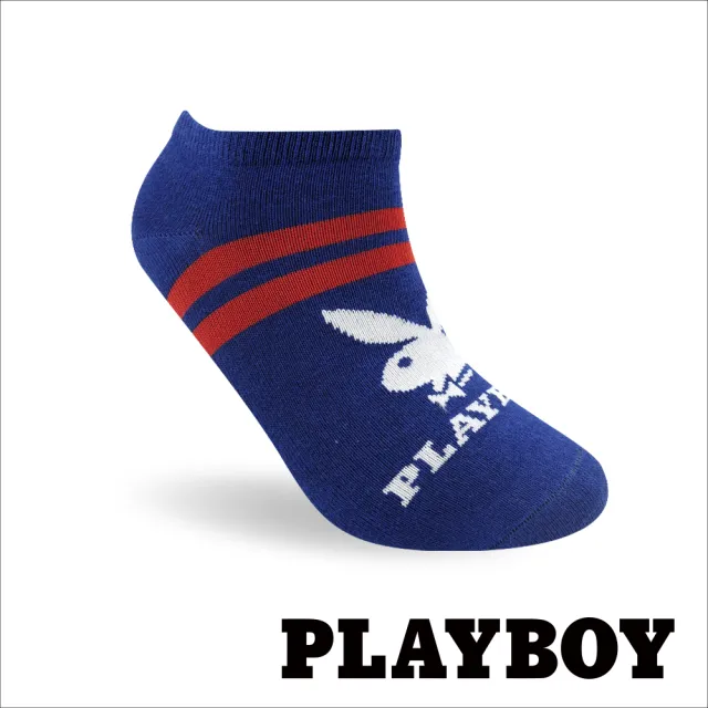 【PLAYBOY】8雙組線條兔頭隱形襪(休閒襪/男襪/隱形襪)