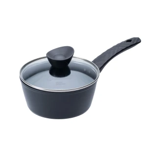 【CookPower 鍋寶】石墨烯藍鑽IH不沾鍋單柄湯鍋18cm IH爐可用鍋(含蓋)
