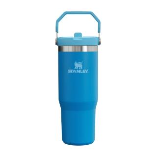 【Stanley】經典系列 IceFlow 0.88L 手提吸管杯 晴空藍(10-09993-550)