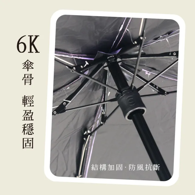 【KINYO】19吋 口袋迷你晴雨傘(晴雨傘 雨傘 KU-9077)