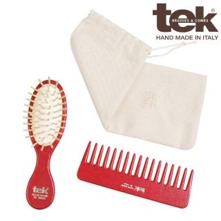 【tek】天然梣木按摩梳 糖衣魔法梳組(梳子/按摩梳/氣墊梳/頭皮按摩)