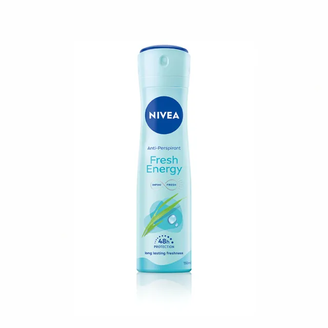 【NIVEA 妮維雅】止汗爽身噴霧150ml系列(珍珠煥采/舒敏/經典呵護)