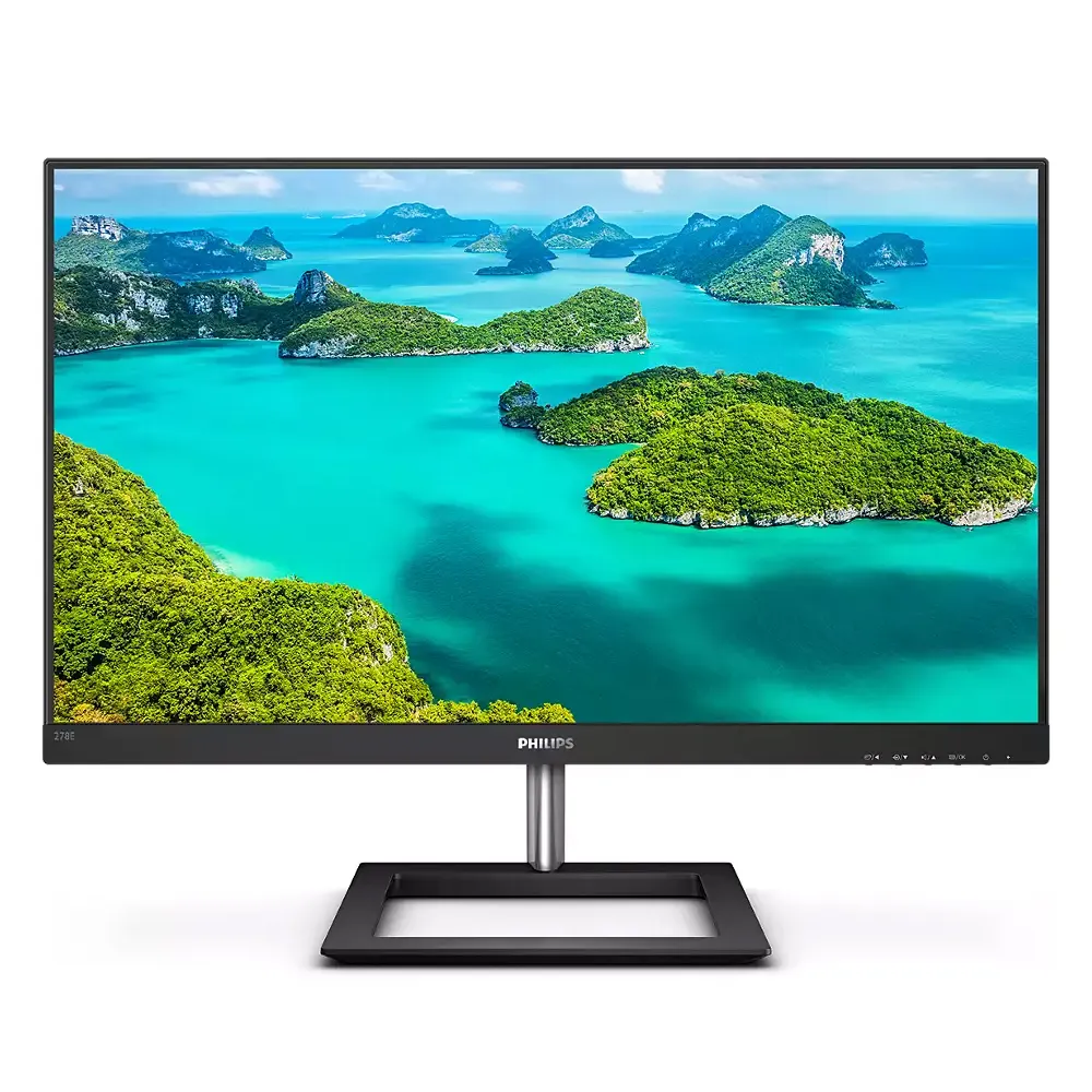 【Philips 飛利浦】(2入組)278E1A 27型IPS 4K 60Hz 平面美型電腦螢幕(內建喇叭/HDMI/DP/4ms)