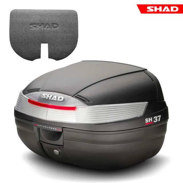 【SHAD】機車用 可攜式-快拆行旅箱SH37+減震墊M(原廠公司貨 SH37-49x31x40cm)