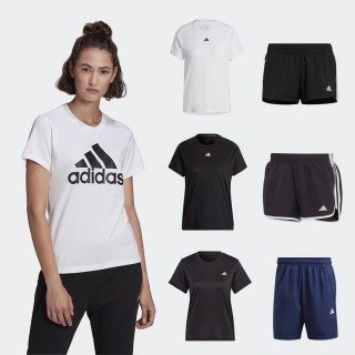 【adidas 愛迪達】運動服 上衣 T恤 短褲 運動褲(HR7796&HR7795&GL0722&HM4490&GL0649&GL0784)