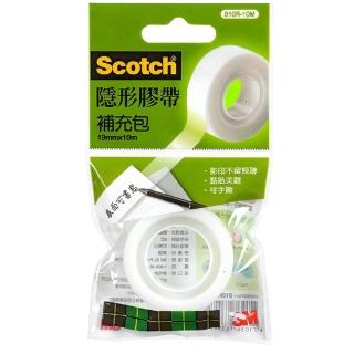 【3M】補充隱型膠帶 18mmx10M -810R 3/4X10M(雙色甜甜圈膠臺.馬卡龍膠臺)