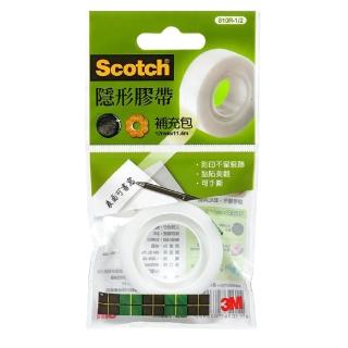 【3M】補充隱型膠帶 12mmx11.4M -810R 1/2(甜甜圈膠臺 馬卡龍膠臺)