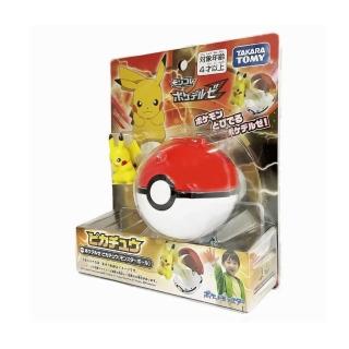 【ToysRUs 玩具反斗城】Pokemon寶可夢 PokeDel-Z 寶可夢新決戰球-皮卡丘精靈球(兒童 玩具 公仔 玩偶 神奇寶