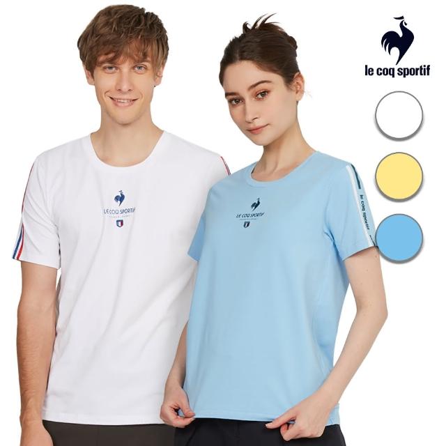 【LE COQ SPORTIF 公雞】休閒經典短袖T恤 男女款-3色-LWT23309