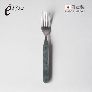 【日本高桑金屬】日製大理石紋不鏽鋼餐叉-2入-多色可選(水果叉/西點叉/叉子)