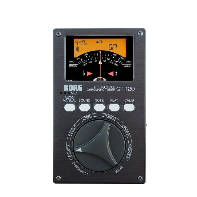 【KORG】GT-120 吉他貝斯專用多功能調音器(穎凱公司貨)