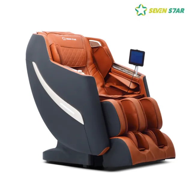 【SevenStar 七星級】首席之座Plus 按摩椅 SC-396(功能大升級/五年皮革保固/腳底滾輪按摩)