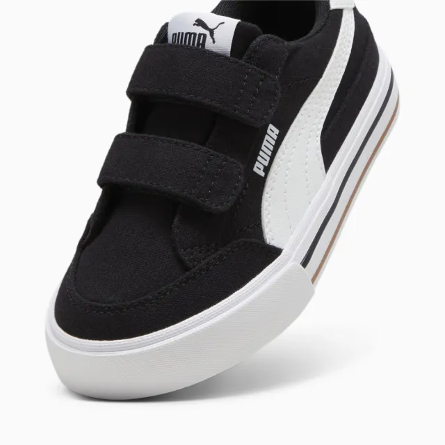 【PUMA】運動鞋 童鞋 中童 大童 Court Classic Vulc FS V PS 黑 39656003