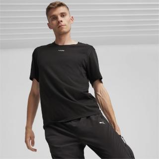 【PUMA】短袖上衣 男款 運動 歐規 PUMA FIT TRIBLEND 黑 52492401