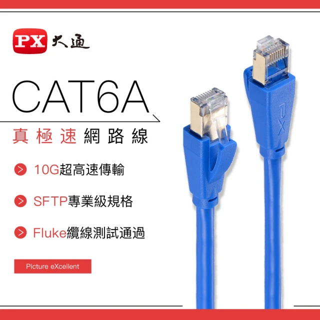 PX 大通 LC6A-10M CAT6A網路線-10M